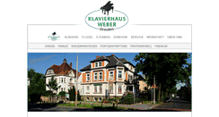 Desktop Screenshot of klavierhaus-weber.de